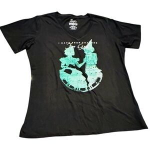 Wicked For Good t shirt size XL (read!) pink green Elphaba Glinda